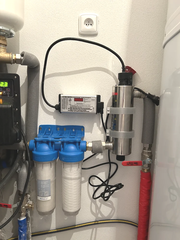 Úprava vody zo studne Nemešany - uv lampa