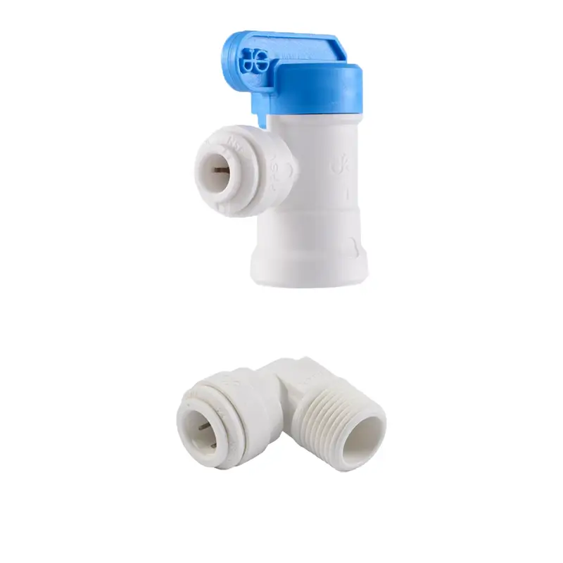 ISpring HW13-US White Water Filter Housing 3/8" Outlet/Inlet, Fits 10" X 2.5" Water Filters