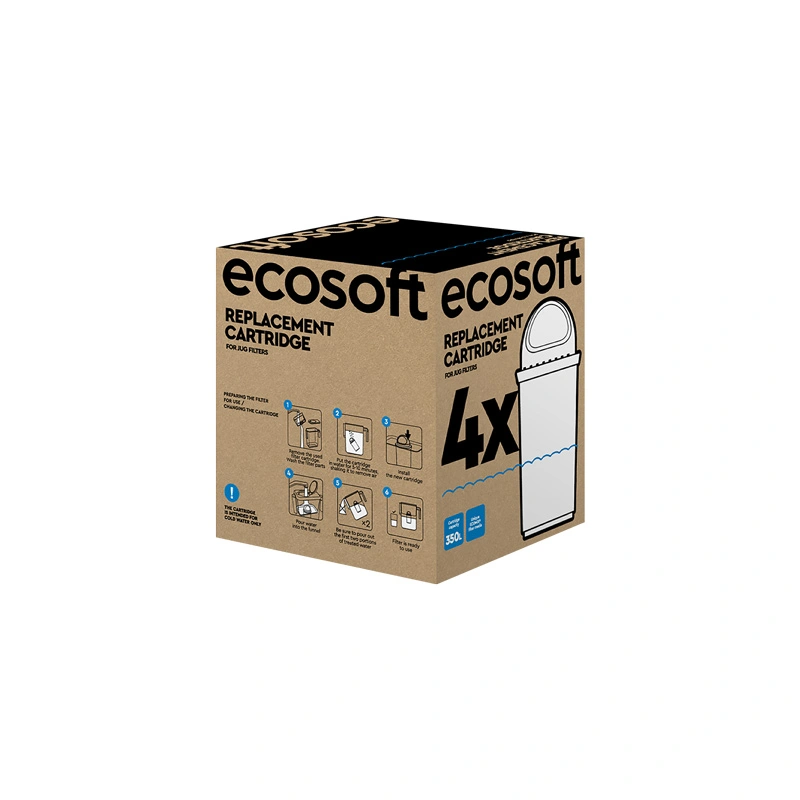 Sada 4 náhradných filtračných vložiek  Ecosoft Slim