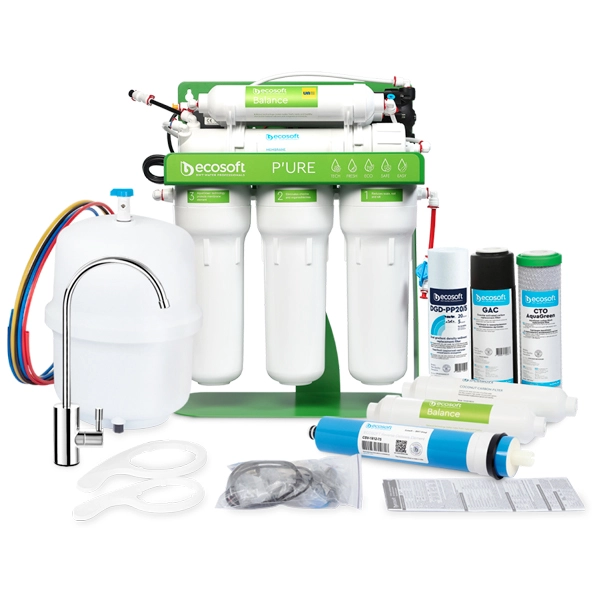 Reverzná osmóza Ecosoft P'URE Balance s čerpadlom