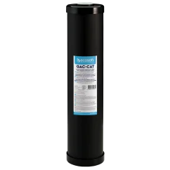 Uhlíková filtračná vložka GAC-CAT na zníženie sírovodíku 20"
