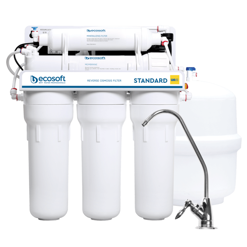 Reverzná osmóza Ecosoft STANDARD s čerpadlom