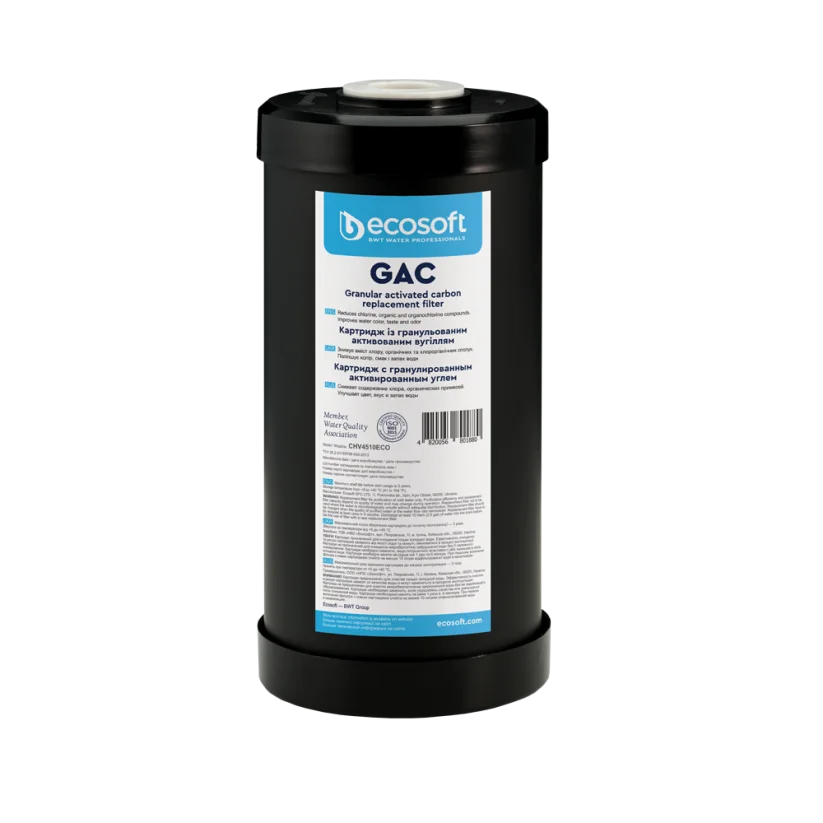 Uhlíková filtračná vložka GAC s granulovaným aktívnym uhlím BigBlue 10"