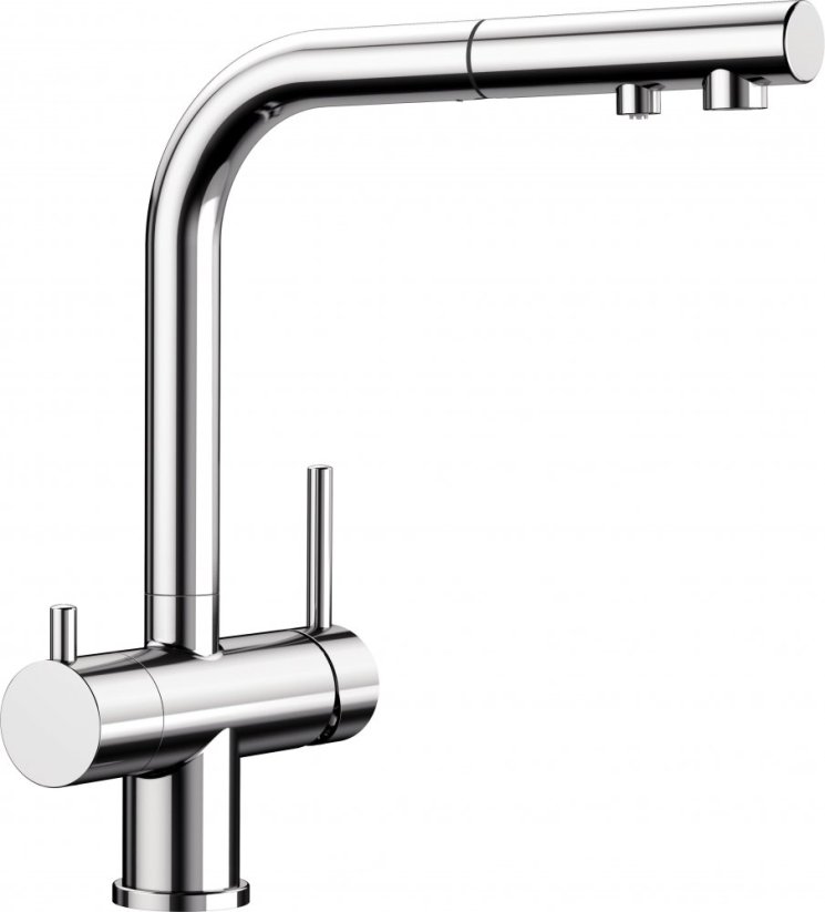 Batéria na vodu BLANCO FONTAS-S II Kovové prevedenie - Farebné varianty batérie Blanco Fontas-s II: 525198 - Chróm