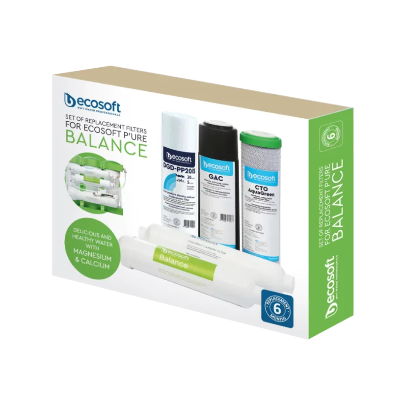 Sada náhradných filtračných vložiek Ecosoft PURE Balance