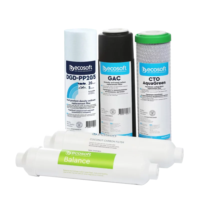 Sada náhradných filtračných vložiek Ecosoft PURE Balance