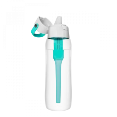 Filtračná fľaša DF tyrkysová 0,7l + uhlíkový filter