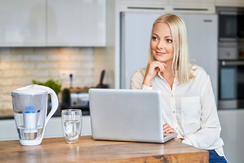Najlepšia filtračná kanvica na vodu Glass Ion Pitcher